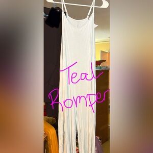 Kindred Bravely Teal Maternity Nursing Romper